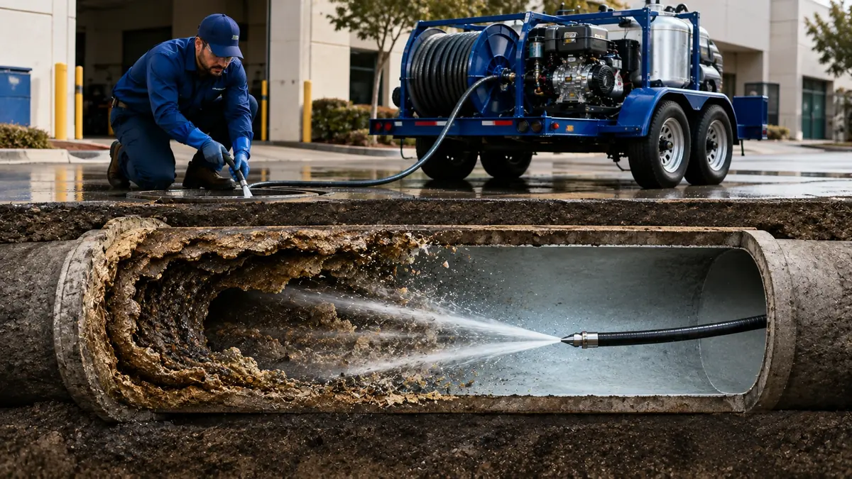 Sewer Pipe Descaling in Landers